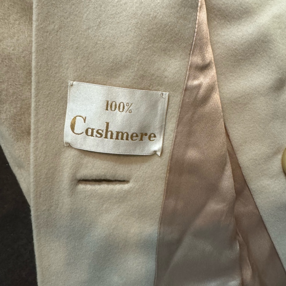 NWT 100% Cashmere Trench Coat - Picture 3 of 7
